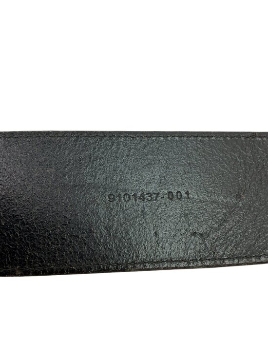 Vintage Lauren Ralph Lauren Tri-Strap O-Ring Wide Leather Belt Womens Black main image 8